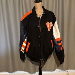 Hamilton Black and Orange Varsity Bomber Jacket